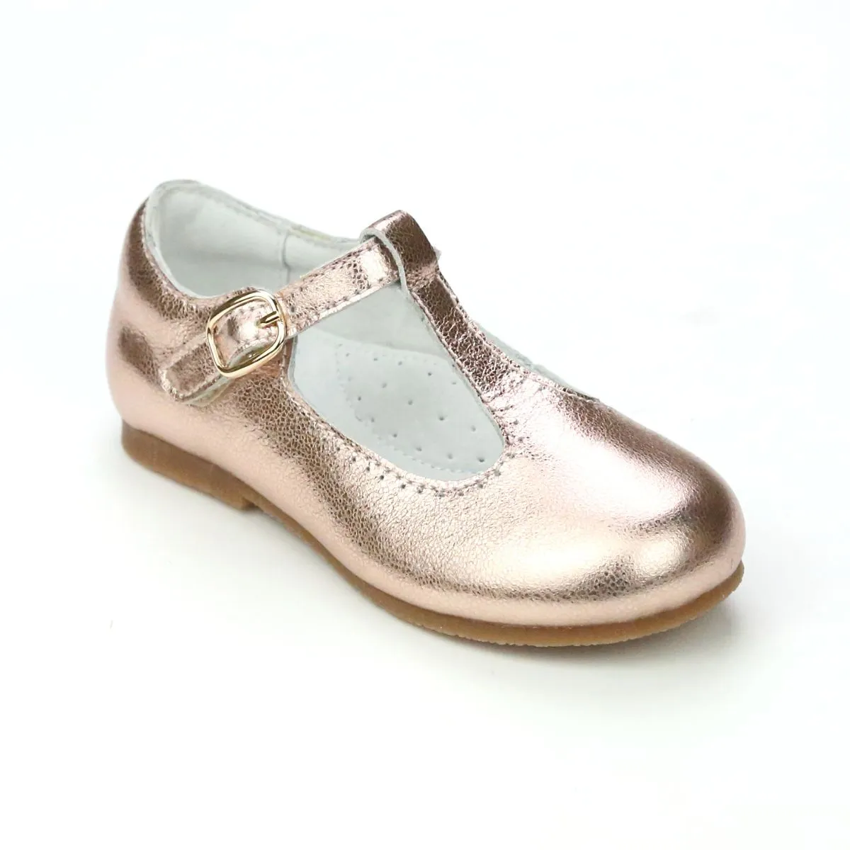 Toddler Girls Eleanor Classic Leather T-Bar Flat