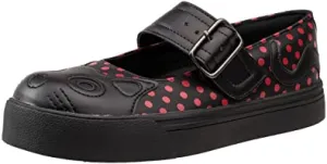 T.U.K BLACK/RED DOT KITTY SNEAKER MARY JANE