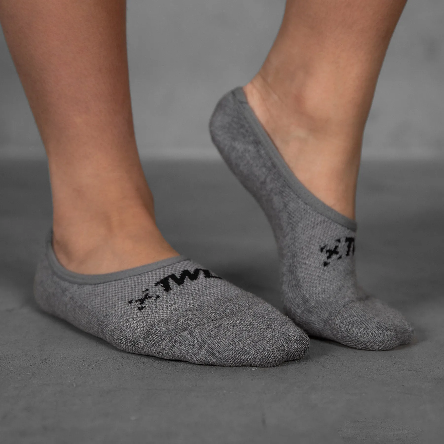 TWL - 3PK EVERYDAY INVISIBLE TRAINER LINER SOCKS - BLACK/WHITE/CHARCOAL MARL