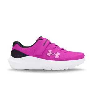 Under Armour Girls UA Surge 4 AC - Vivid Magenta/Black/Stellar Pink