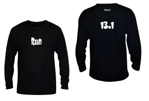 Unisex Reflective Long Sleeve Shirt - Run 13.1 - Overstocks