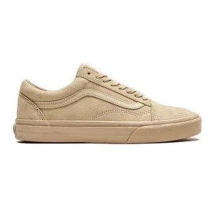 Vans Men's Old Skool Mono Suede Shoes - Tan Beige