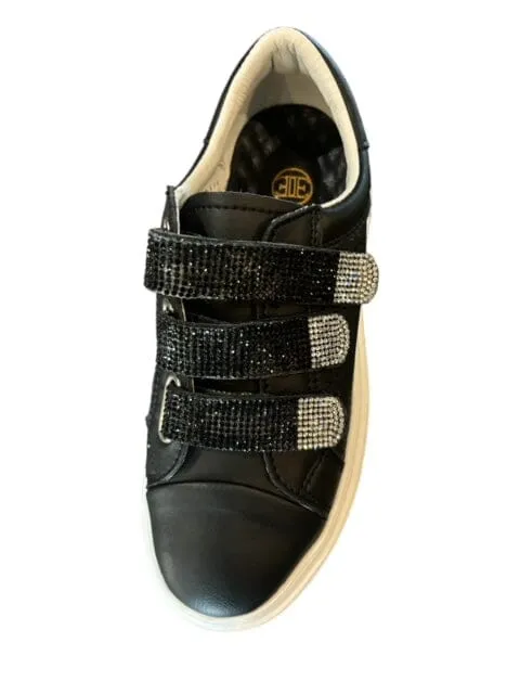 VELCRO BLING BLACK RUNNERS