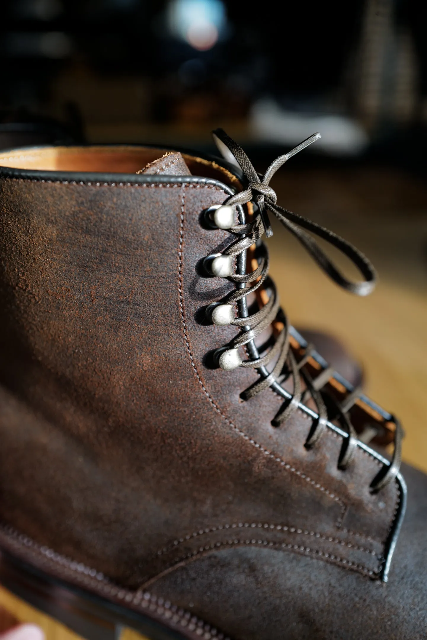 Viberg - Halkett Boot - Snuff Waxy Commander