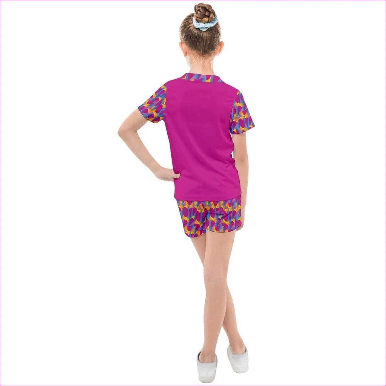 Vibrant Thang Kids Mesh Tee and Shorts Set