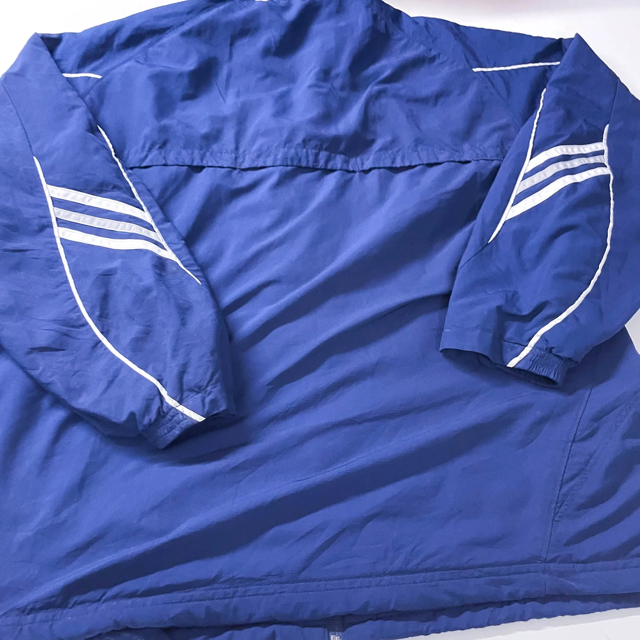 Vintage Blue Adidas Climalite Centennial lady titans full zip track top in M|L29 W23