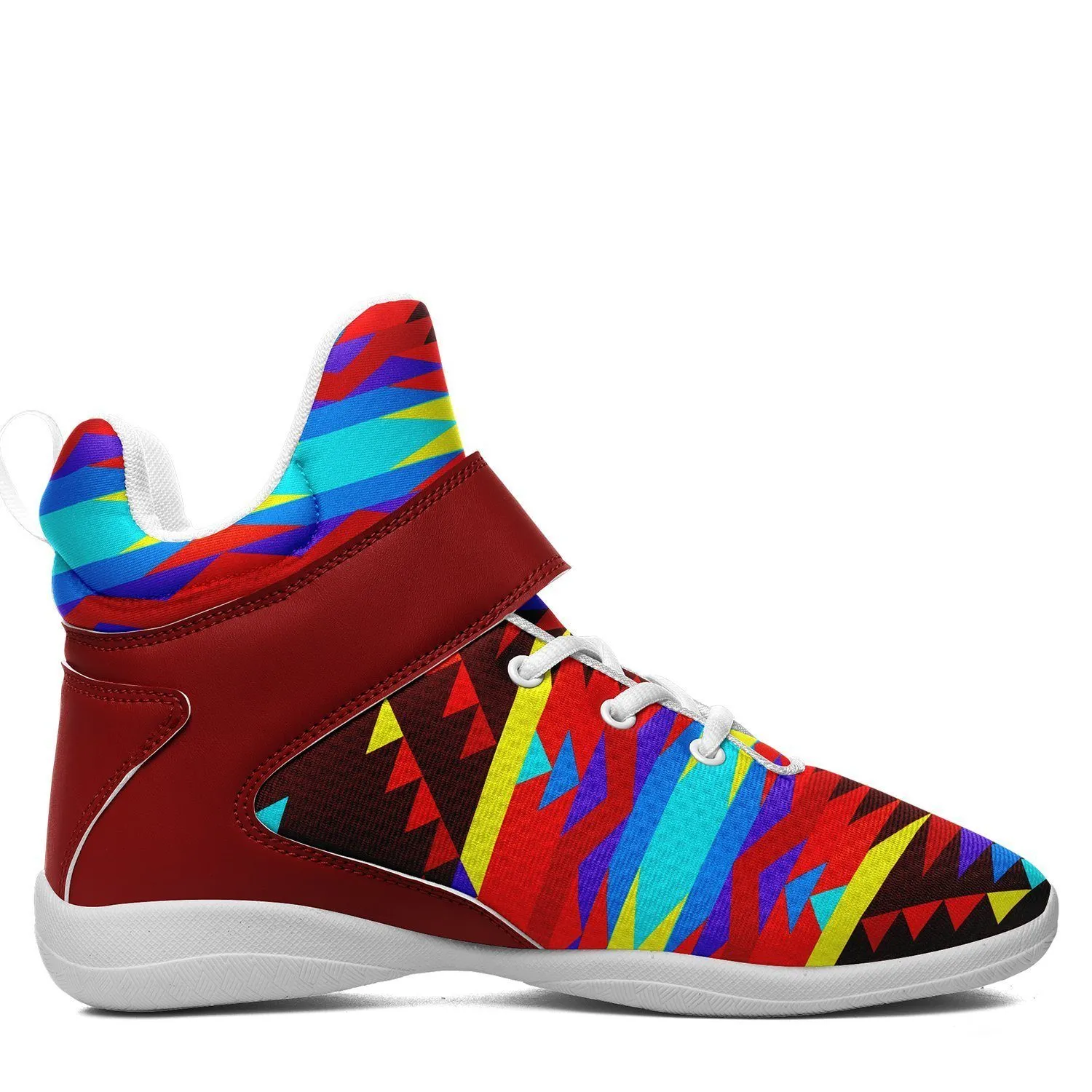 Visions of Lasting Peace Ipottaa Basketball / Sport High Top Shoes - White Sole