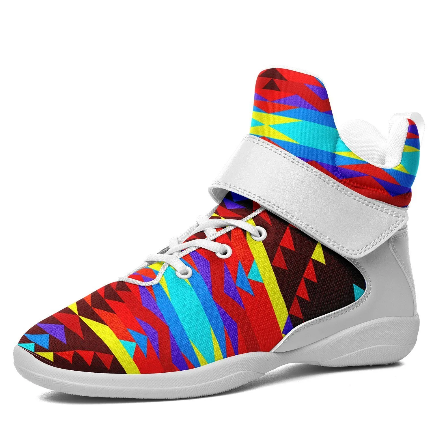 Visions of Lasting Peace Ipottaa Basketball / Sport High Top Shoes - White Sole