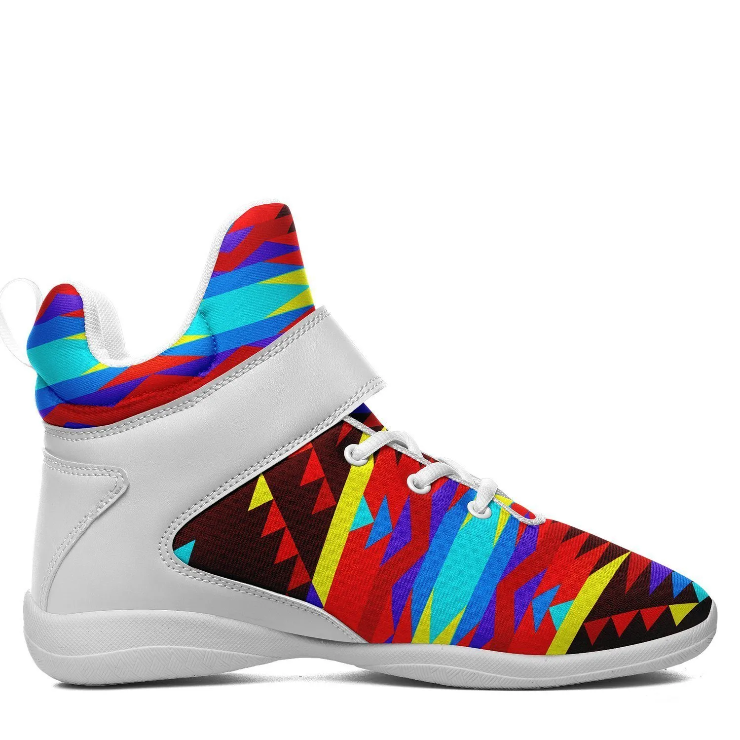 Visions of Lasting Peace Ipottaa Basketball / Sport High Top Shoes - White Sole