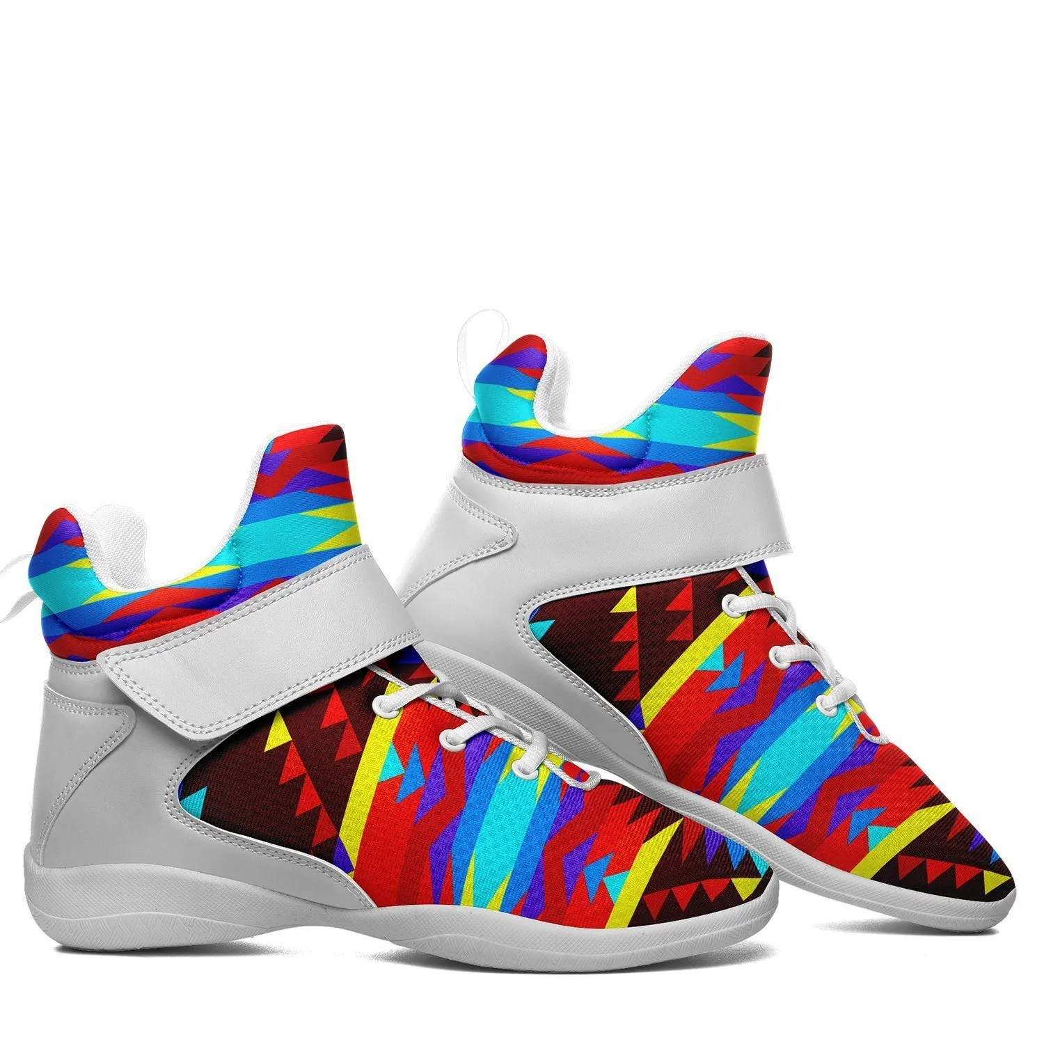 Visions of Lasting Peace Ipottaa Basketball / Sport High Top Shoes - White Sole