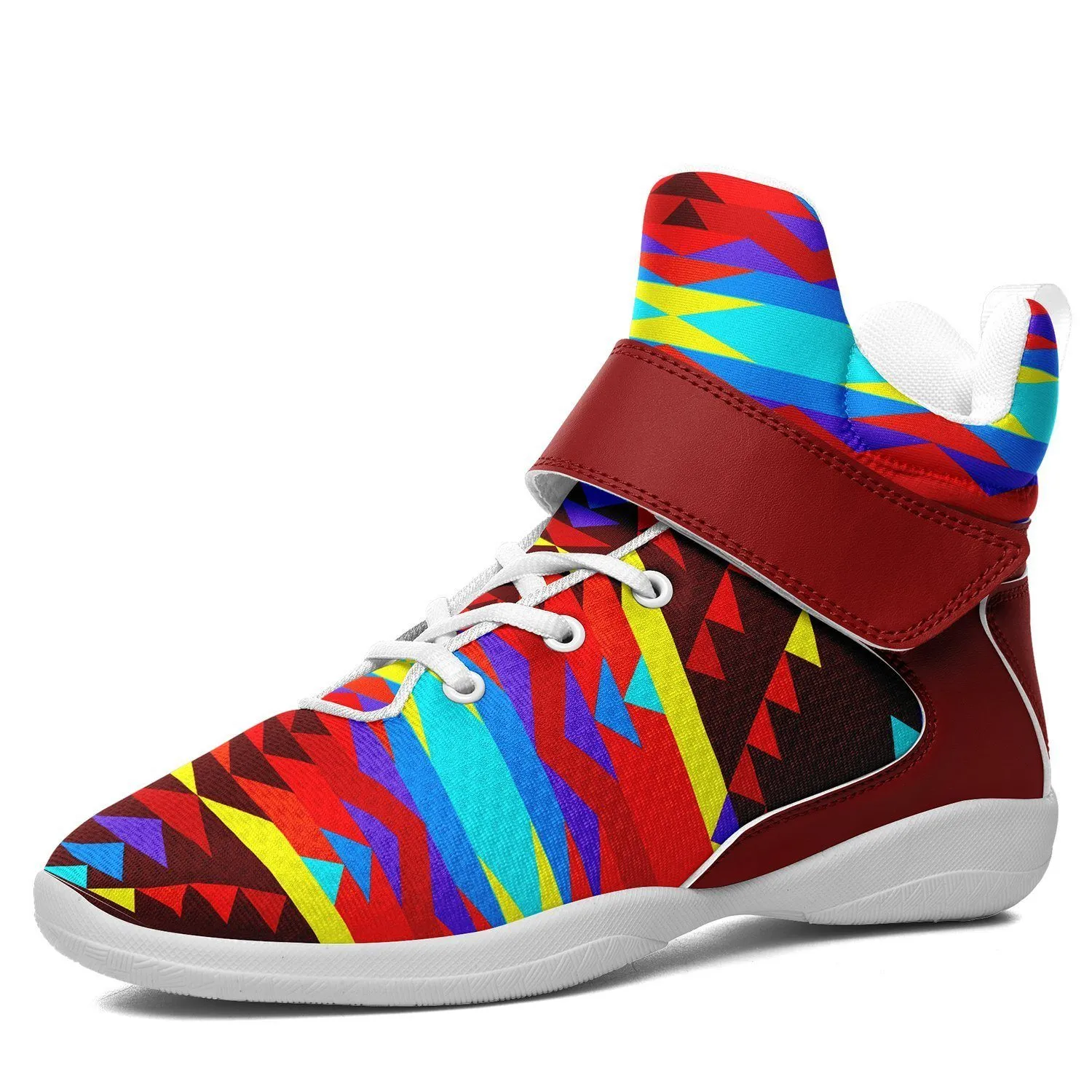 Visions of Lasting Peace Ipottaa Basketball / Sport High Top Shoes - White Sole