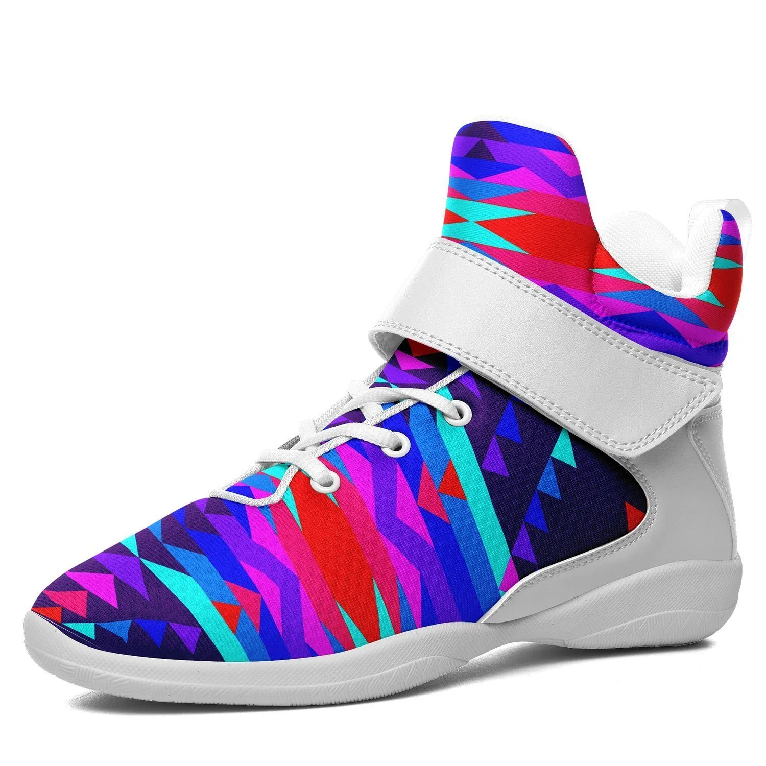 Visions of Peace Ipottaa Basketball / Sport High Top Shoes - White Sole