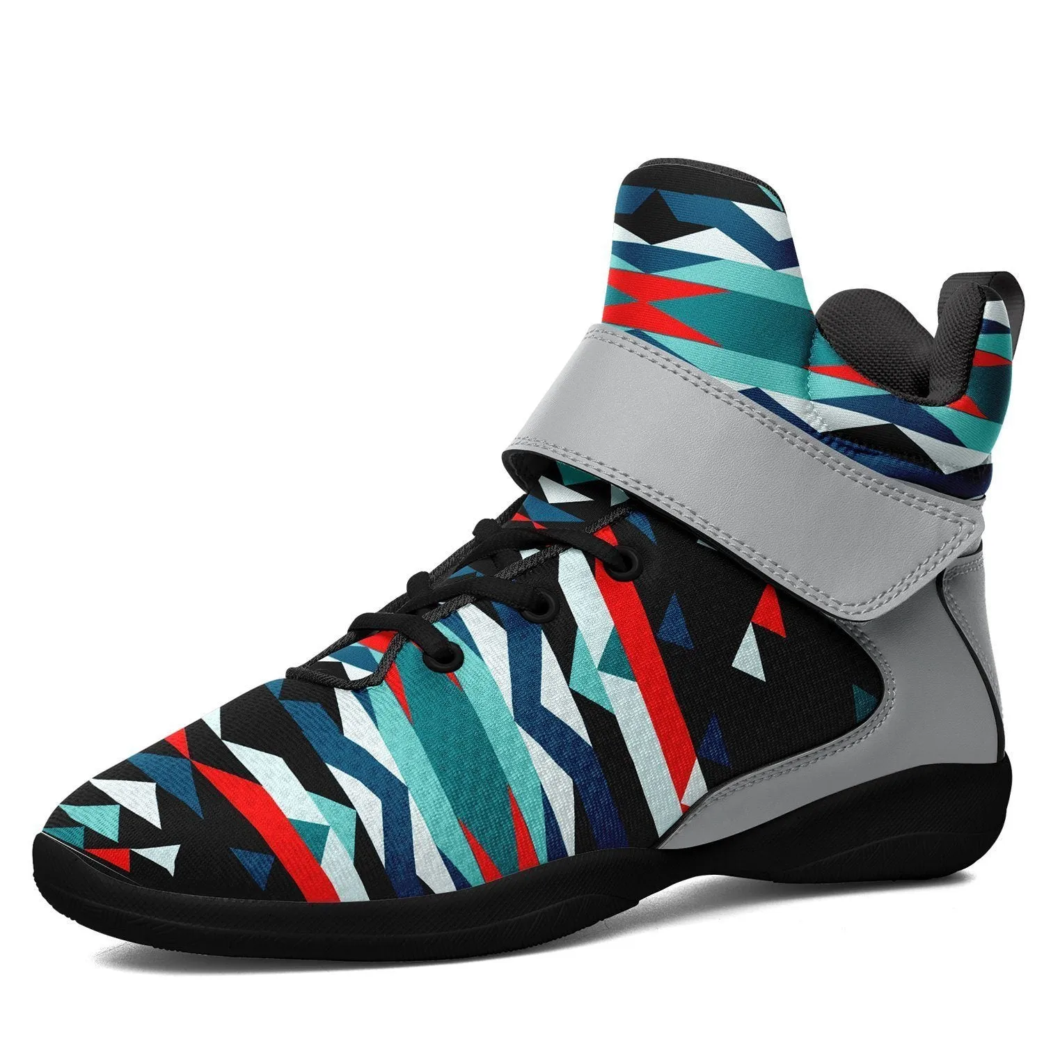 Visions of Peaceful Nights Ipottaa Basketball / Sport High Top Shoes - Black Sole