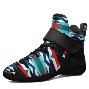 Visions of Peaceful Nights Ipottaa Basketball / Sport High Top Shoes - Black Sole