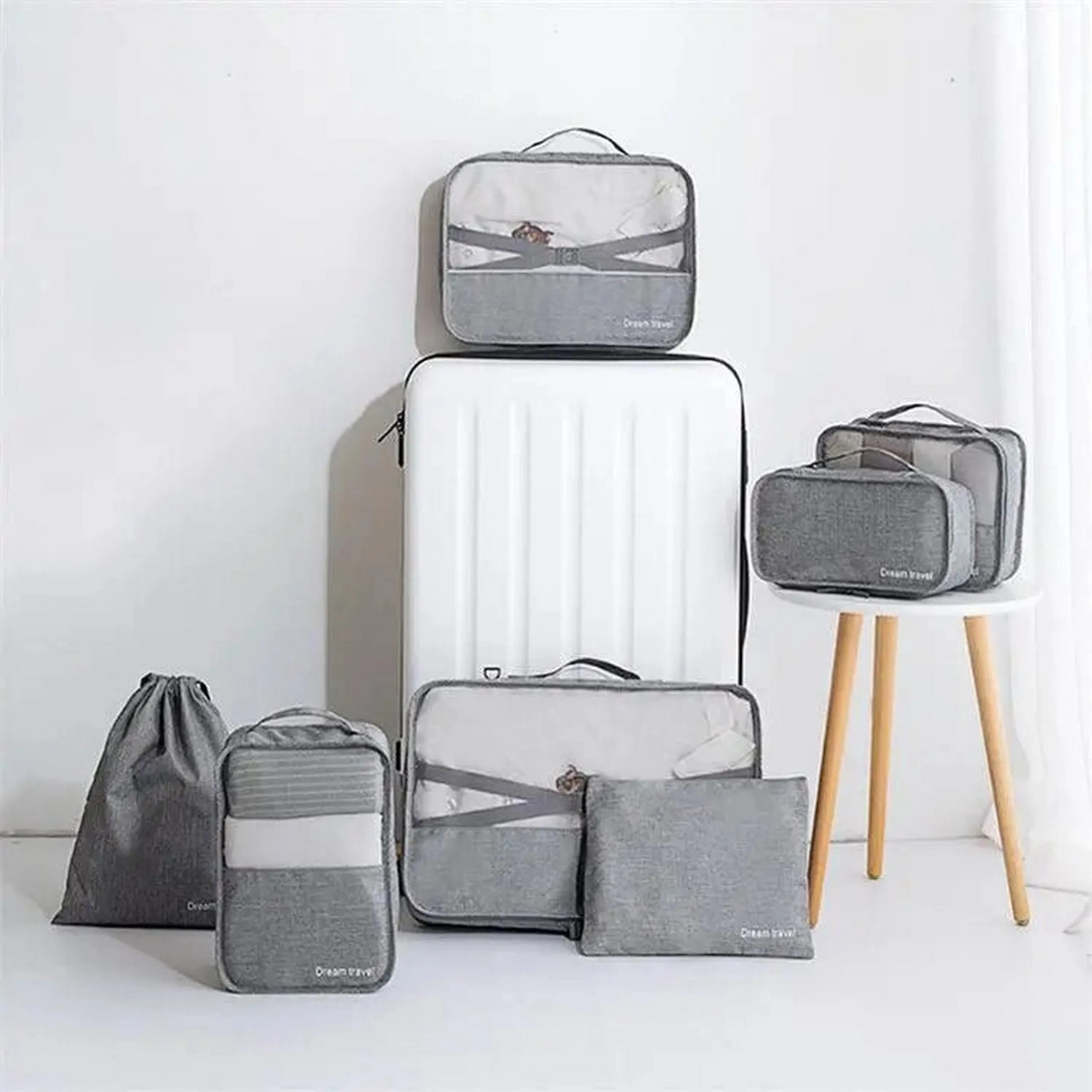 Waterproof 7 Pcs in 1 Luggage Storage Set