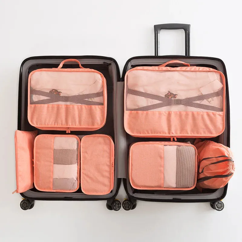 Waterproof 7 Pcs in 1 Luggage Storage Set