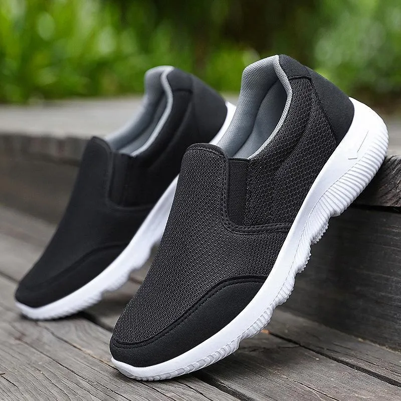 Women soft flat slip on best walking sneakers