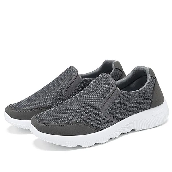 Women soft flat slip on best walking sneakers