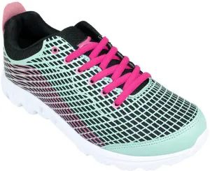 women's athletic sneakers - lime/fuchsia Case of 12