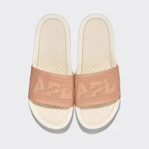 Women's Big Logo TechLoom Slide Ivory / Blush