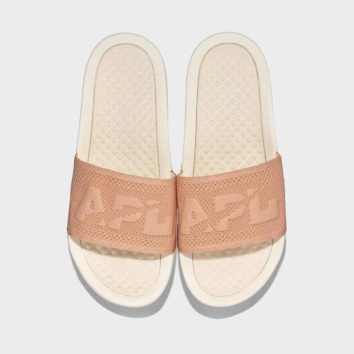 Women's Big Logo TechLoom Slide Ivory / Blush