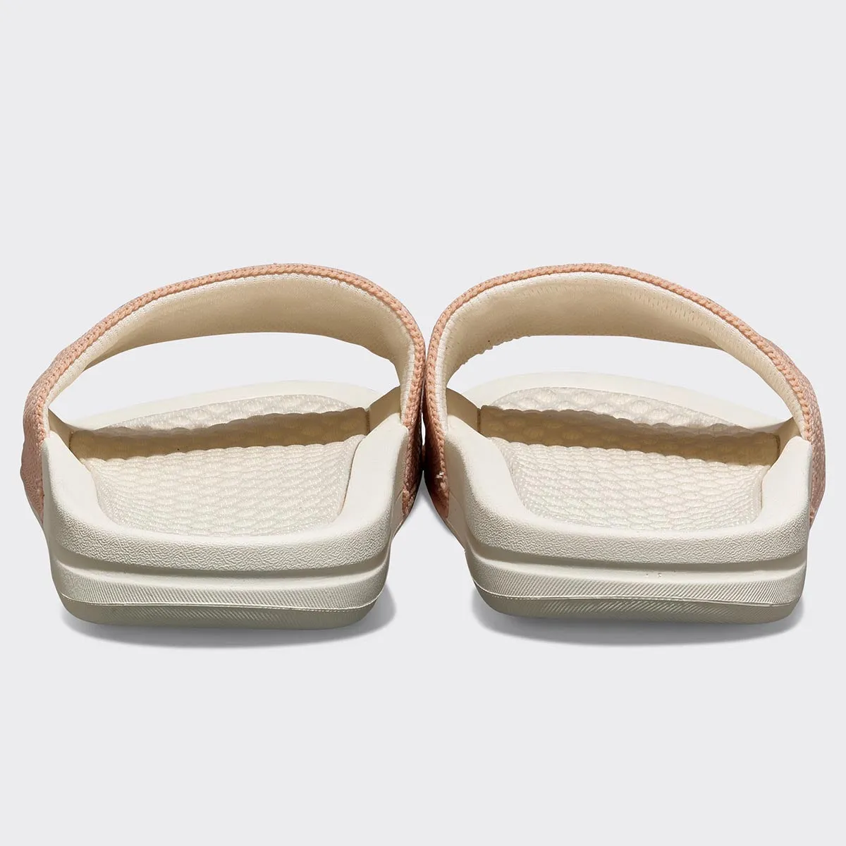 Women's Big Logo TechLoom Slide Ivory / Blush