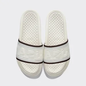 Women's Big Logo TechLoom Slide Ivory / Chocolate