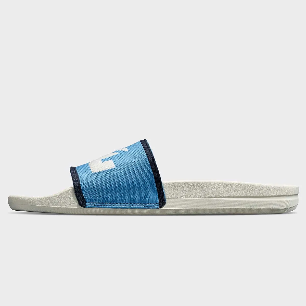 Women's Big Logo TechLoom Slide Ivory / Coastal Blue / Midnight