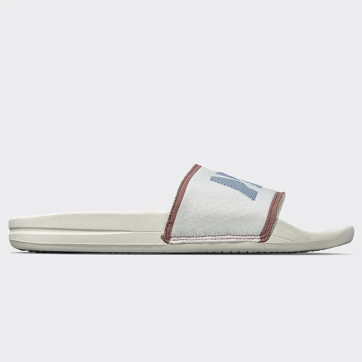 Women's Big Logo TechLoom Slide Ivory / Forged Blue / Beachwood