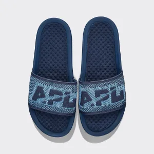 Women's Big Logo TechLoom Slide Midnight / Ice Blue