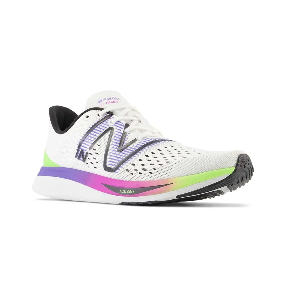 Women's FuelCell SuperComp Pacer Running Shoe - White/Electric Indigo - Regular (B)