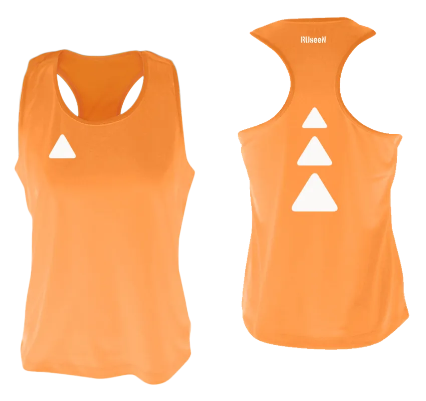 Women's Reflective Tank Top - Triangles