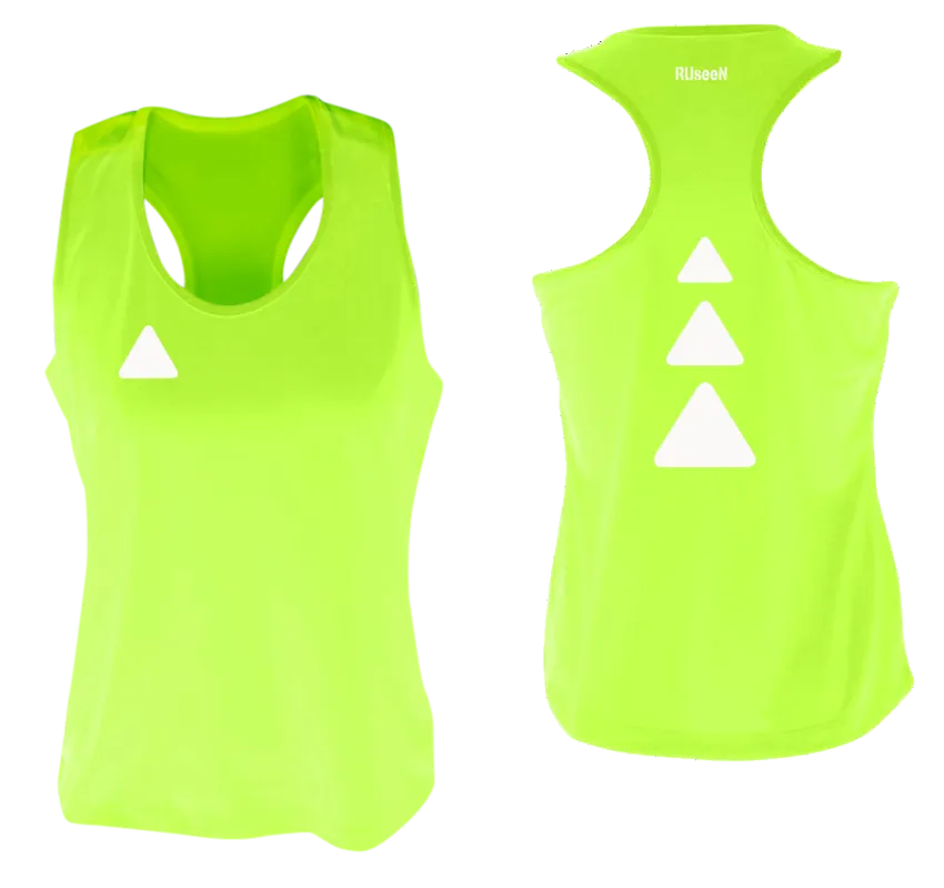 Women's Reflective Tank Top - Triangles