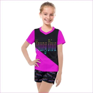 Young Diva Kids Mesh Tee and Shorts Set